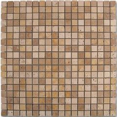 Dune Mosaico Travertino Dados Mosaic 30.5 x 30.5cm