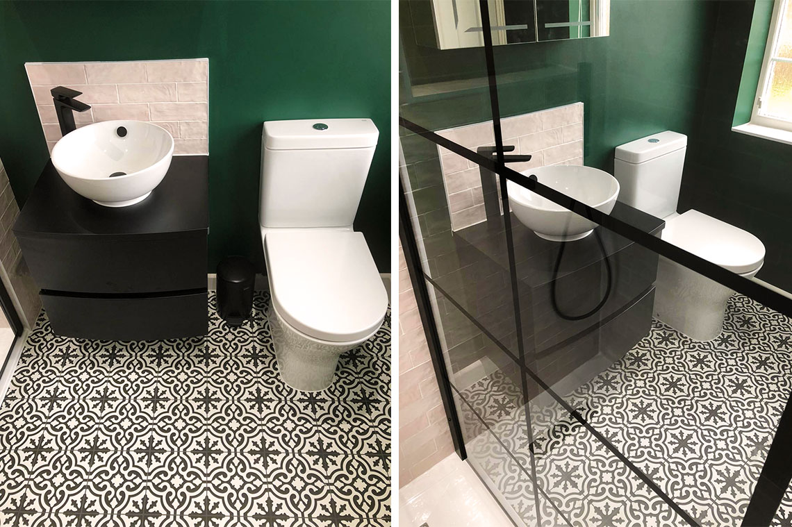 Marabese bathroom design in Bromham
