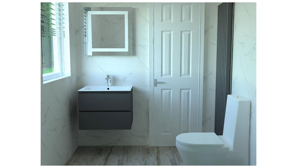 Elstow bathroom en-suite - Marabese CAD design