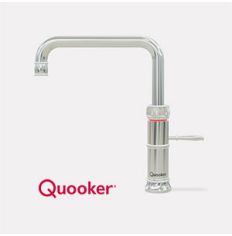Quooker Classic Fusion Square All-in-1 Boiling Water Tap (polished chrome)