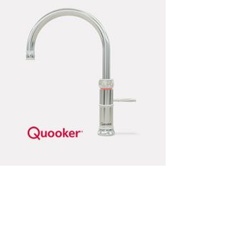 Quooker Classic Fusion Round All-in-1 Boiling Water Tap (stainless steel)