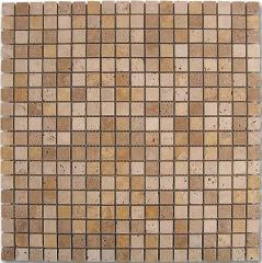 Dune Mosaico Travertino Dados Mosaic 30.5 x 30.5cm