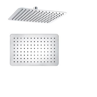 Stainless Steel 8" x 12" Rectangle shower head