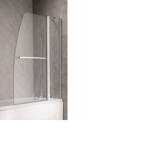 Ascent Double Curved Luxury Bath Screen 1400 x 1100mm
