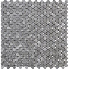 Porcelanosa Gravity Aluminium Arrow Metal Mosaic 29.8 x 30cm