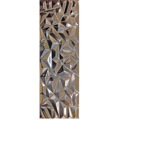 Porcelanosa Prisma Silver Tile 33.3 x 100cm