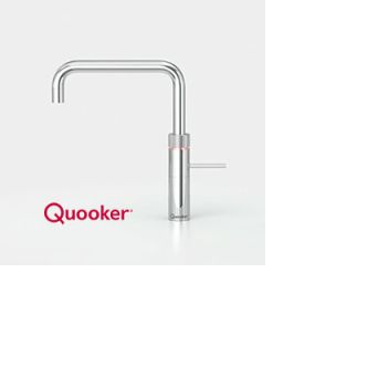 Quooker Fusion Square All-in-1 Boiling Water Tap (polished chrome)