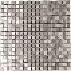 Dune Metalic Silver Mosaic 30.1 x 30.1cm