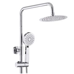 Apollo Arroyo Cool-Touch Thermostatic Mixer Shower with Riser & Overhead Kit