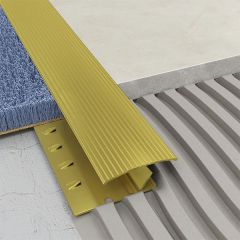 Gripstrip Gold Carpet to Tile Trim