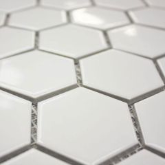 Panelo White Gloss Porcelain Mosaics