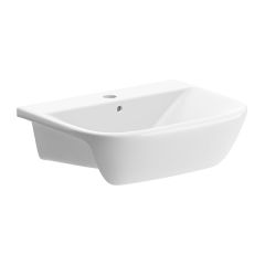 Piccadilly 1TH Semi Recessed Basin 520 x 400mm